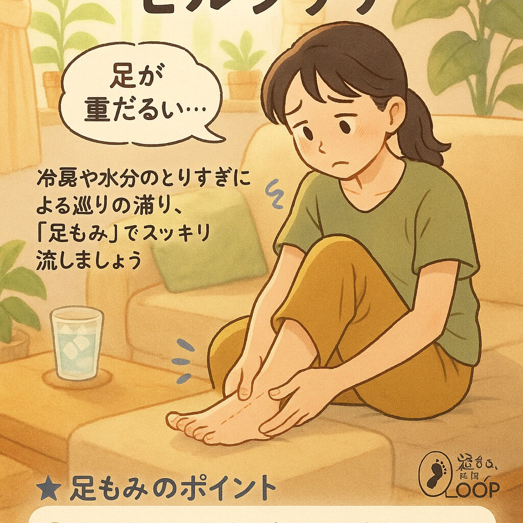 💧 なんだか足が重だるい…
